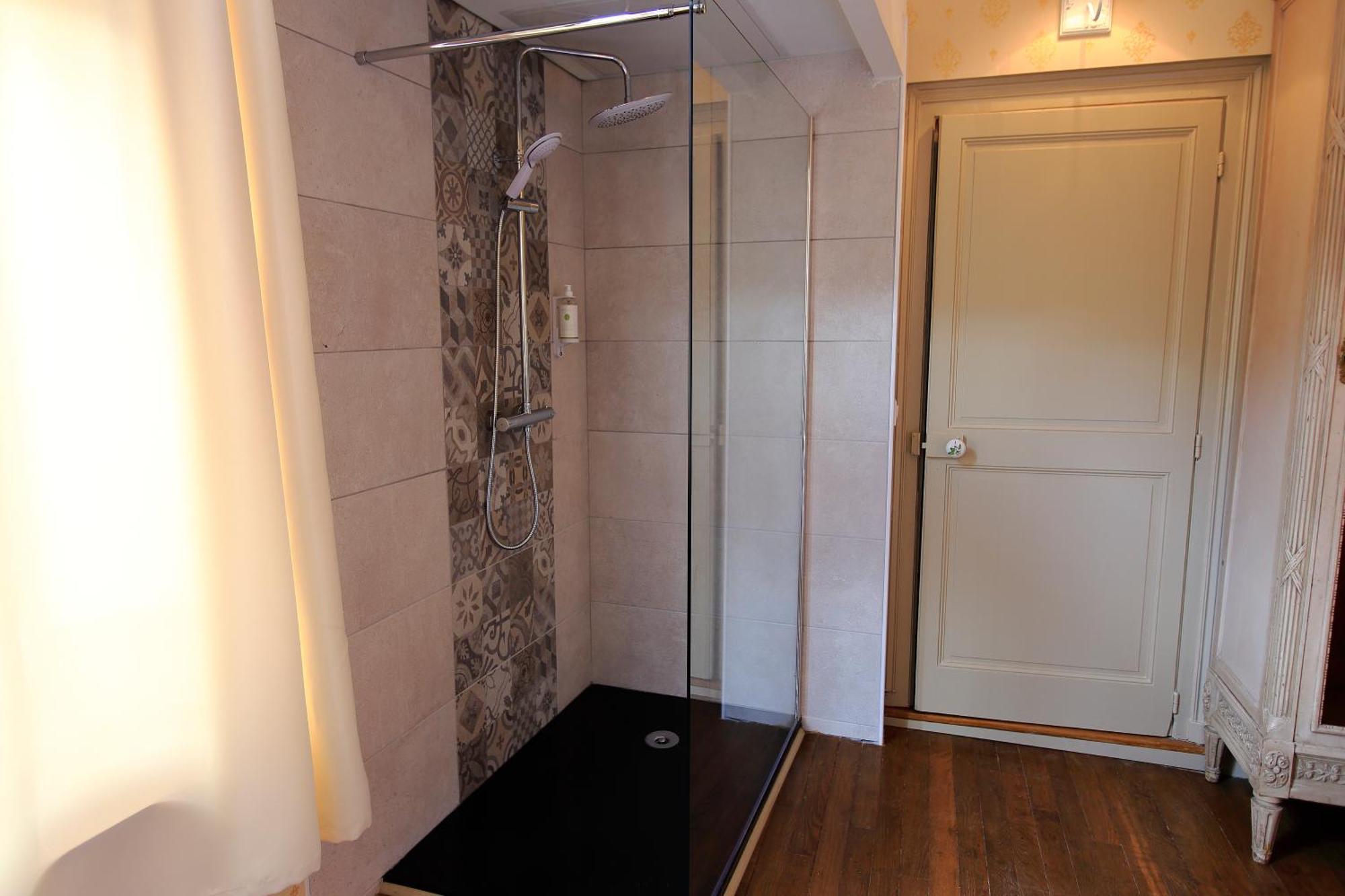 Hotel Saint Georges Troyes Room photo A walk-in shower